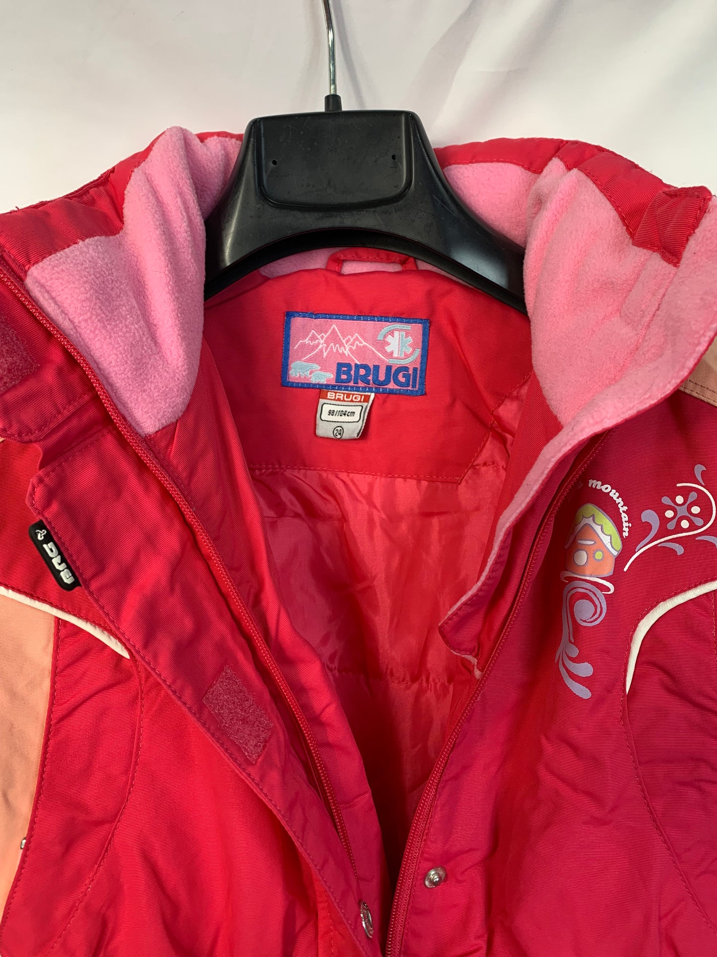 TAGLIA 3/4 ANNI - Tuta intera brugi rosa