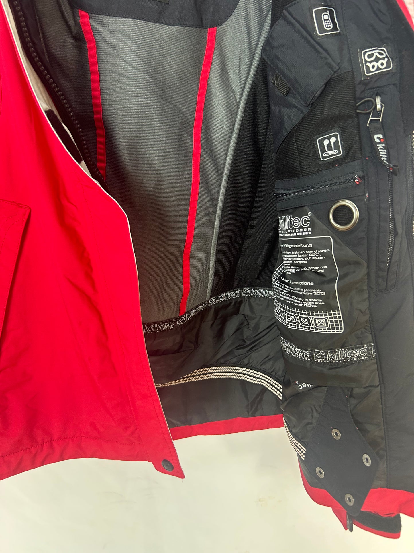 TAGLIA M - Giubbino Killtec rosso