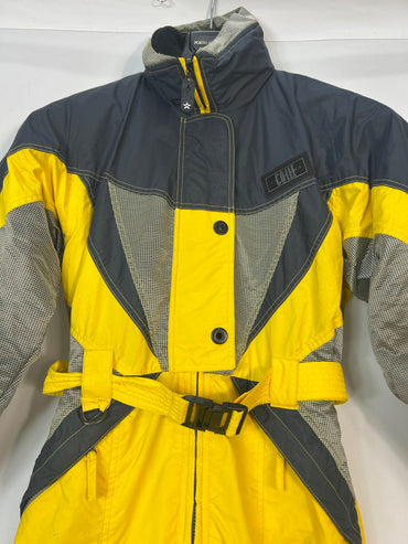 TAGLIA S - Tuta intera colle gialla