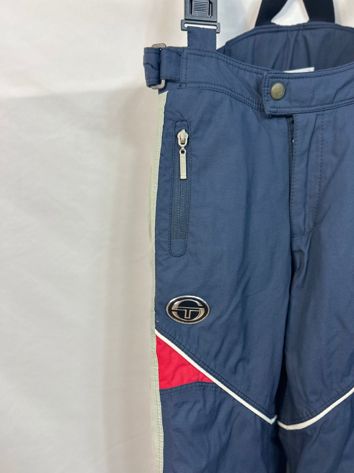 TAGLIA 8 ANNI - Pantalone con bretelle Sergio tacchini