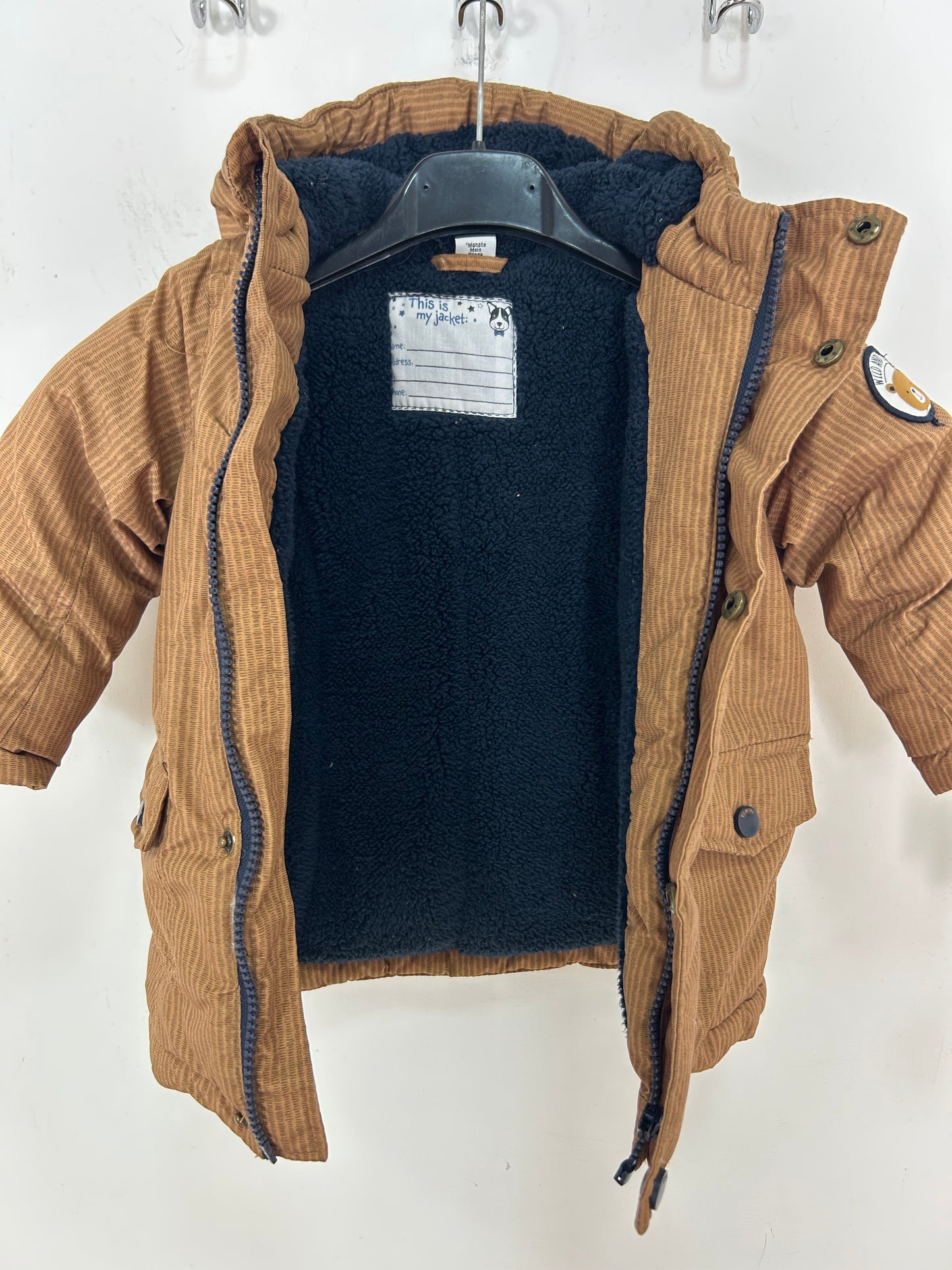 TAGLIA 9/12 MESI- Giubbino Wild