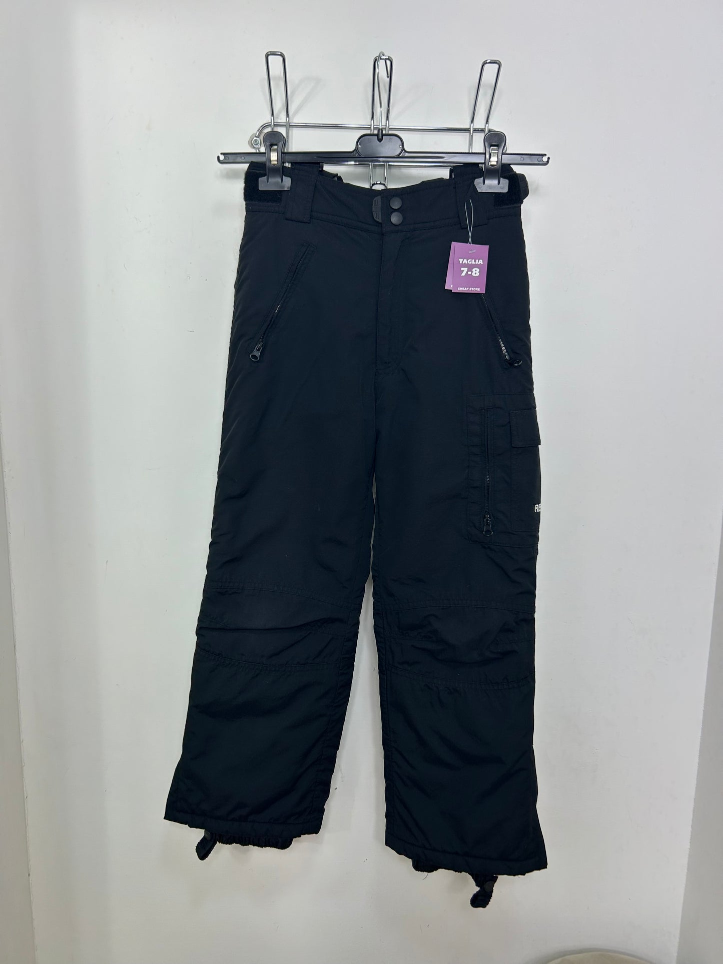 TAGLIA 8 ANNI - Pantalone con bretelle red