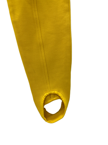 TAGLIA XS-Leggins nordica giallo