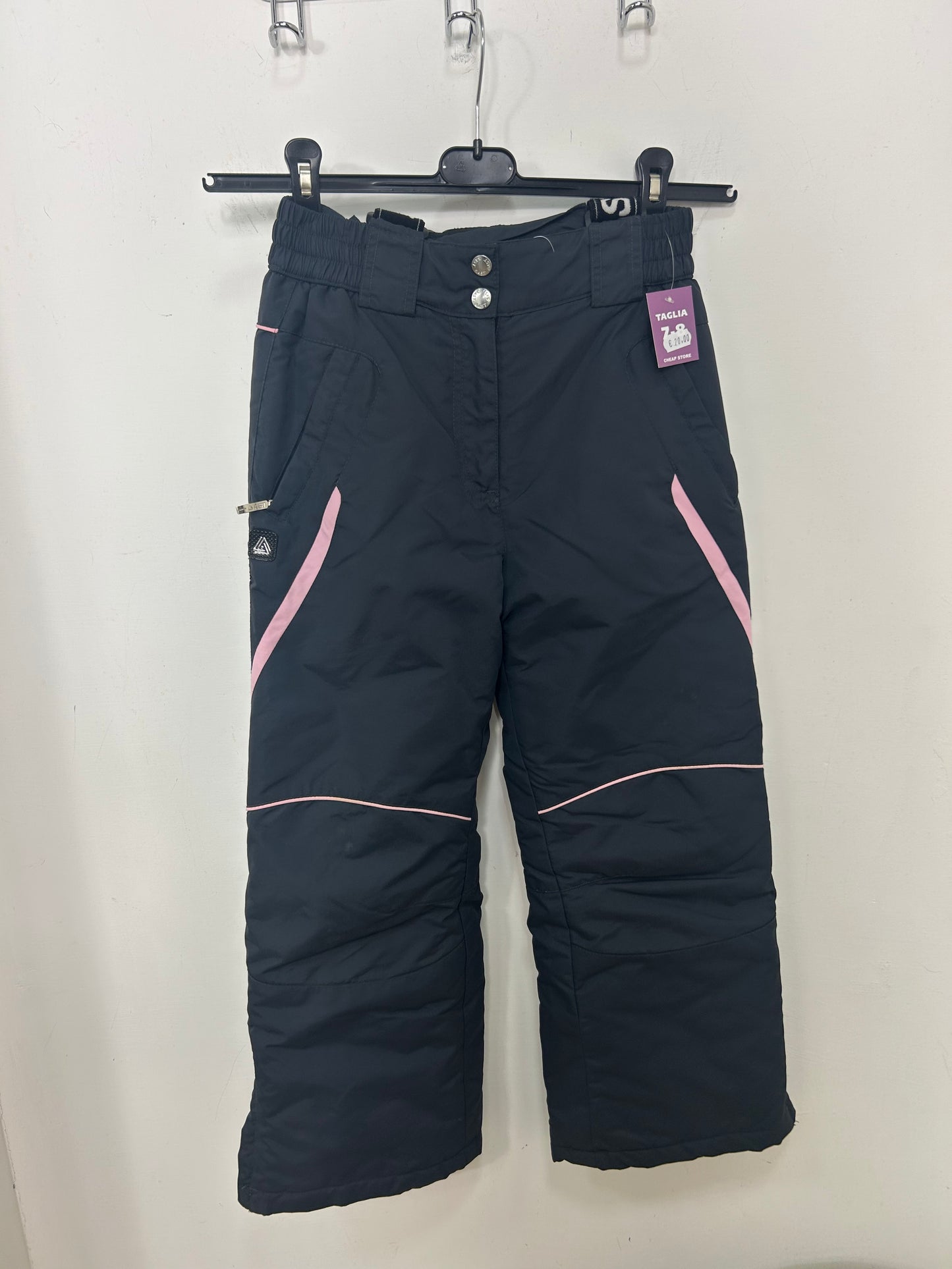 TAGLIA 8-9 ANNI - Pantalone con bretelle AST