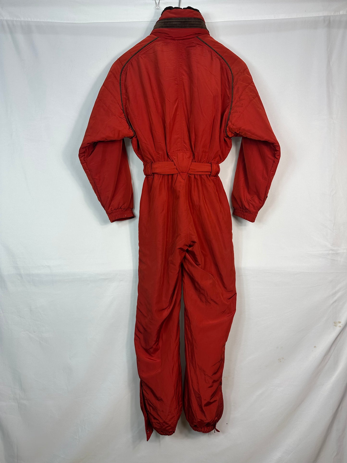 TAGLIA S- Tuta intera Anzi Besson rossa