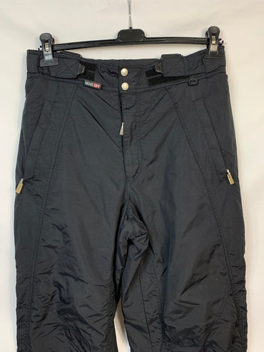 TAGLIA L - Pantalone con bretelle move off nero