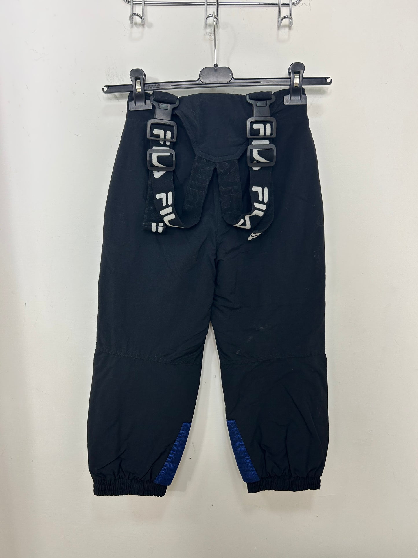 TAGLIA 8 ANNI - Pantalone con bretelle fila