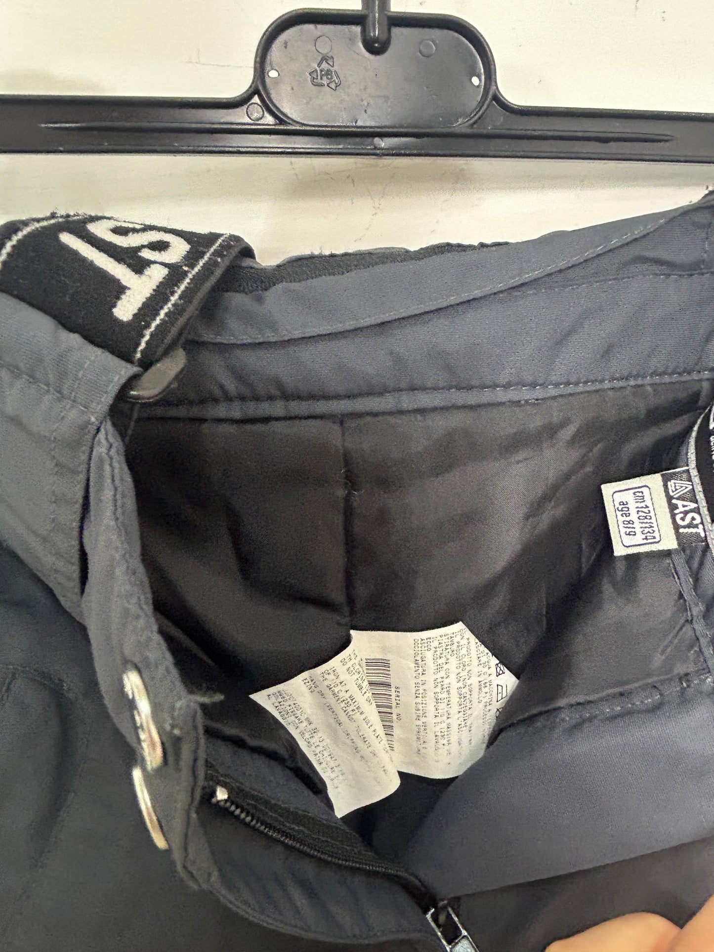 TAGLIA 8-9 ANNI - Pantalone con bretelle AST