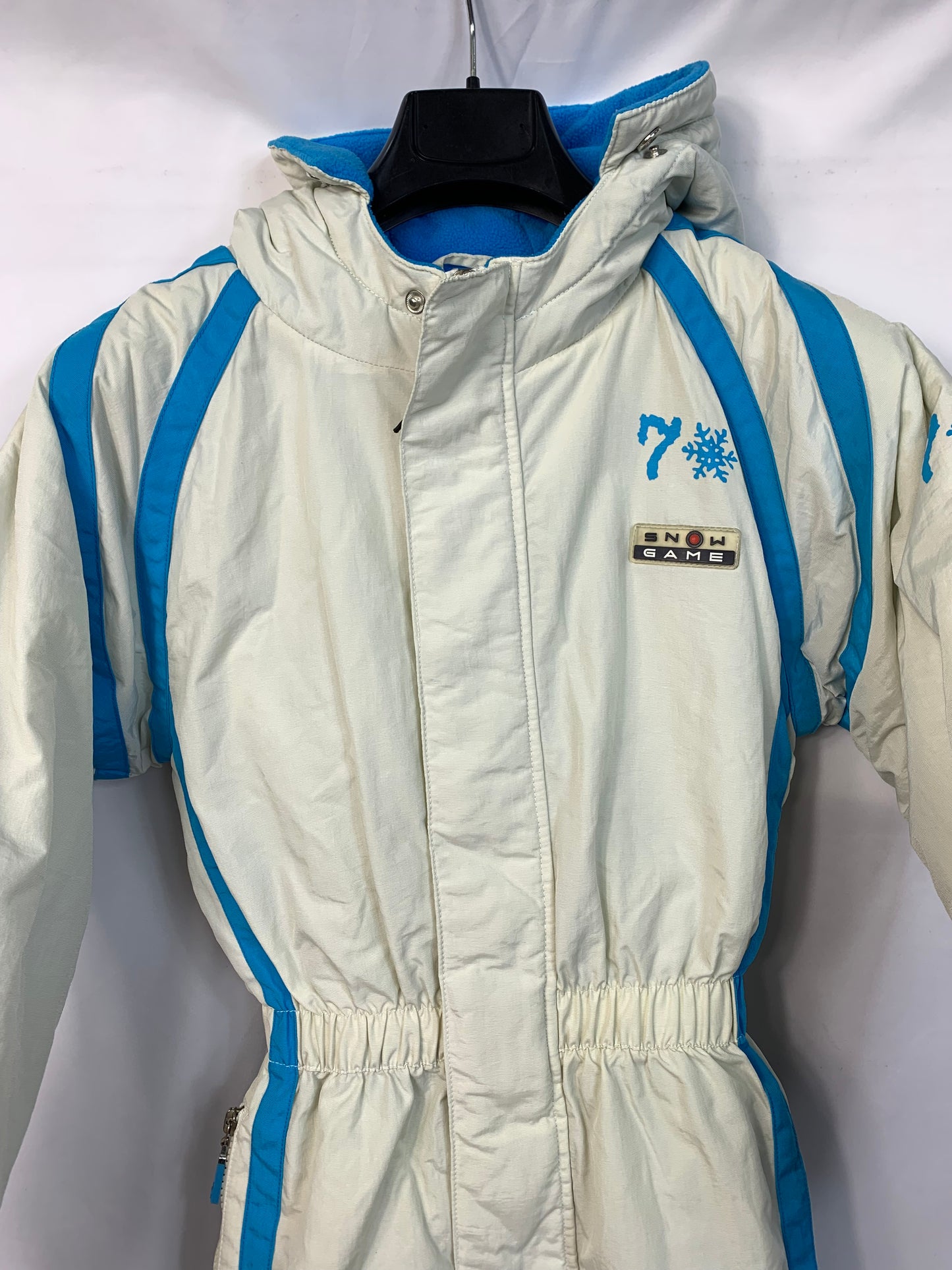 TAGLIA 8 ANNI - Tuta intera Snow game bianca