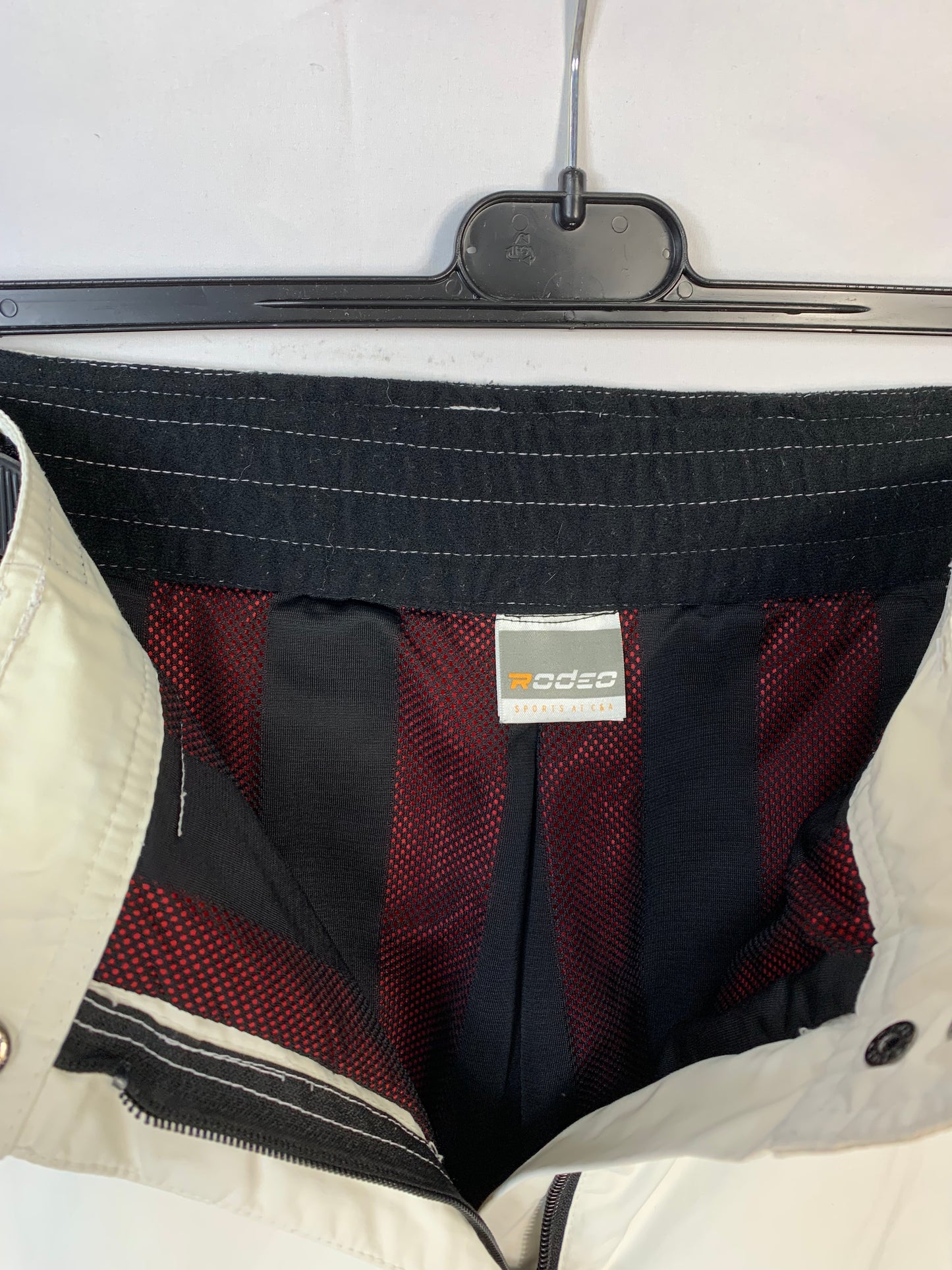 TAGLIA M - Pantalone Rodeo Bianco