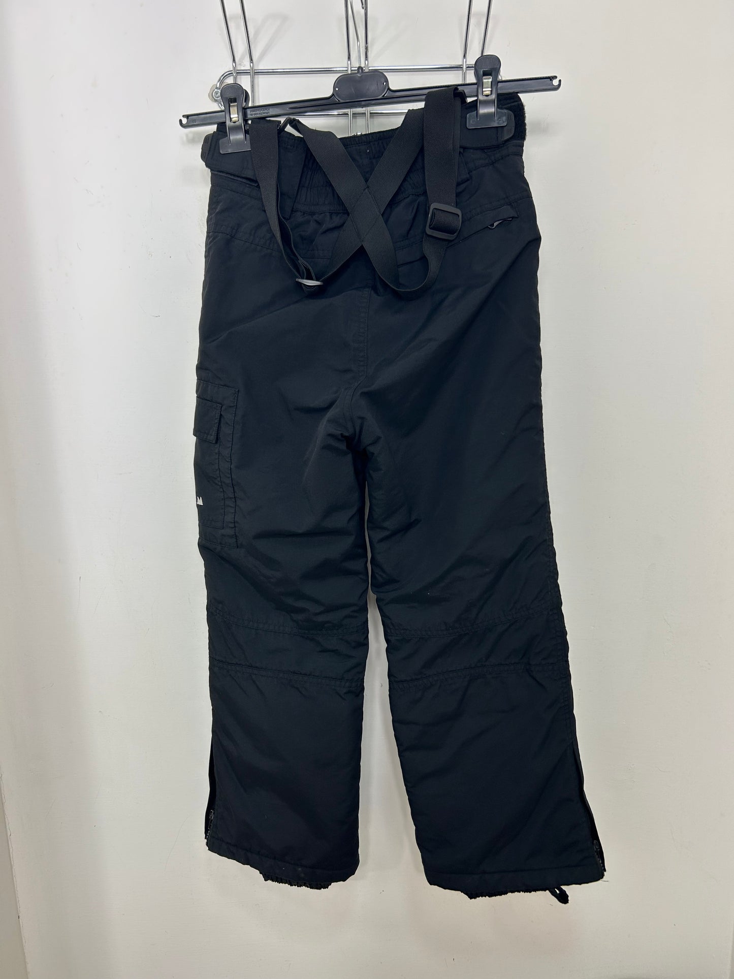 TAGLIA 8 ANNI - Pantalone con bretelle red