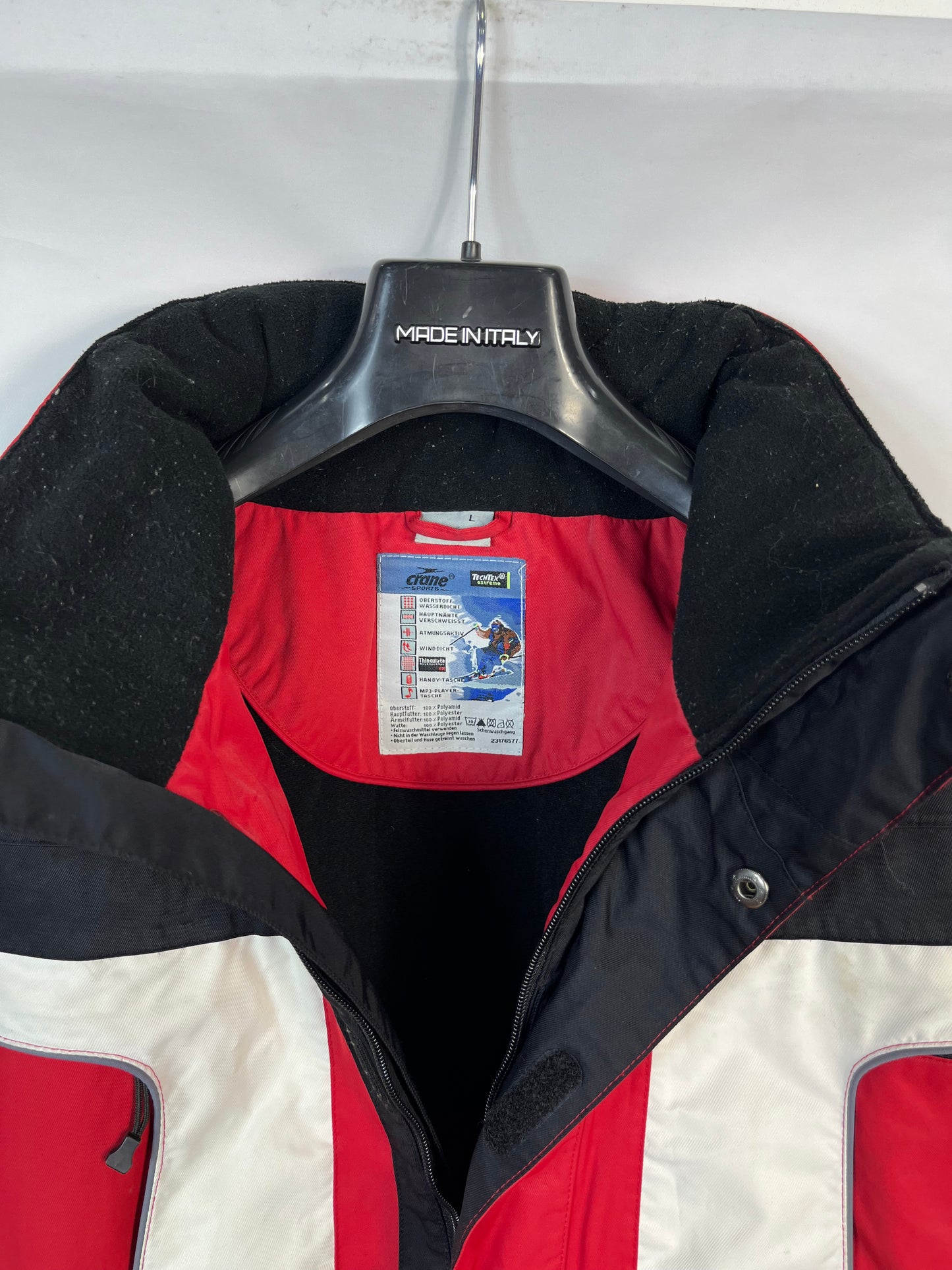 TAGLIA XL - Giubbino Crane rosso