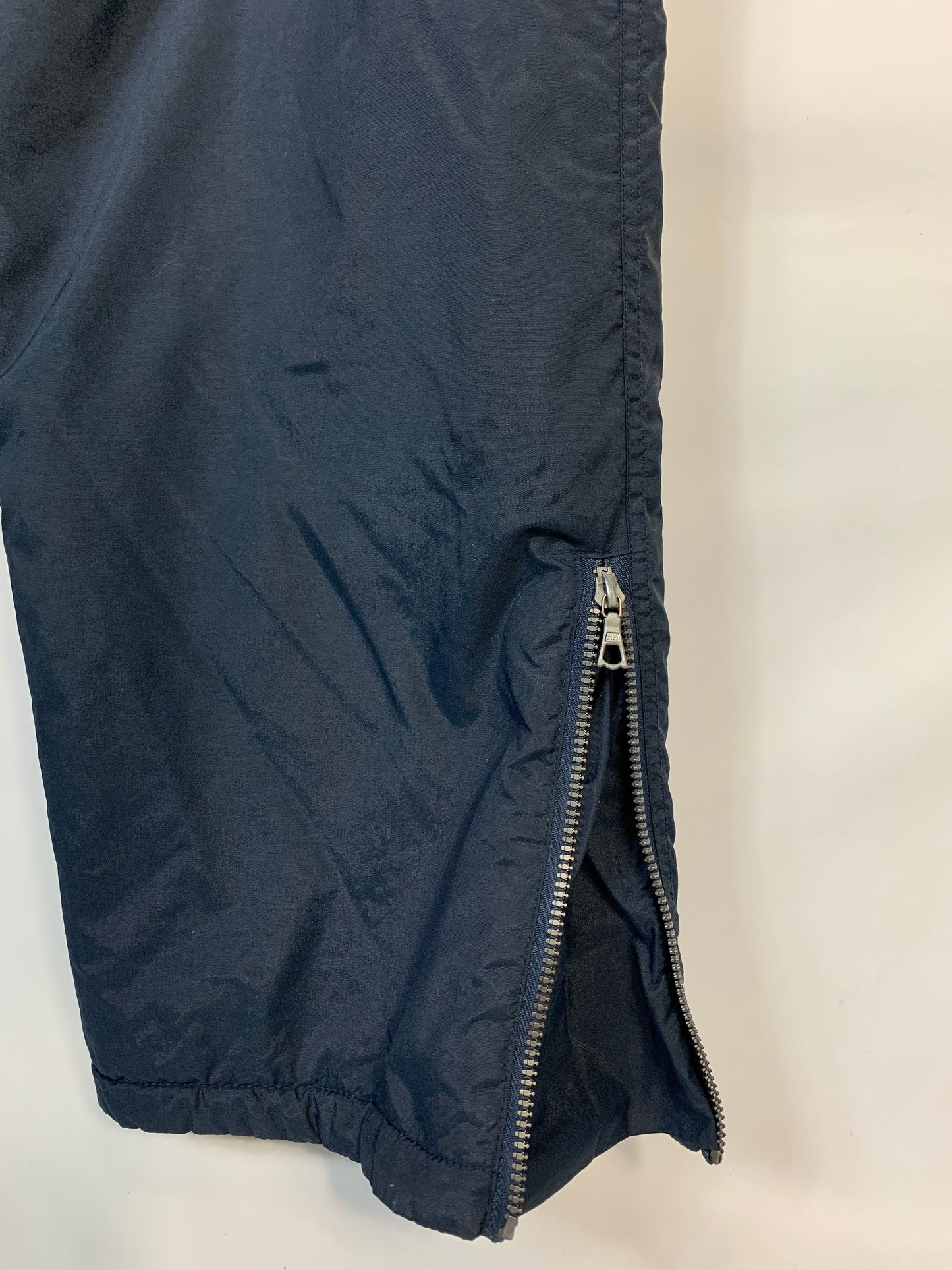 TAGLIA XXL - Pantalone con bretelle blu