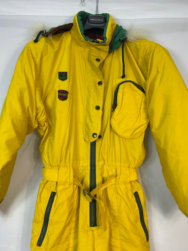 TAGLIA S- Tuta intera gialla