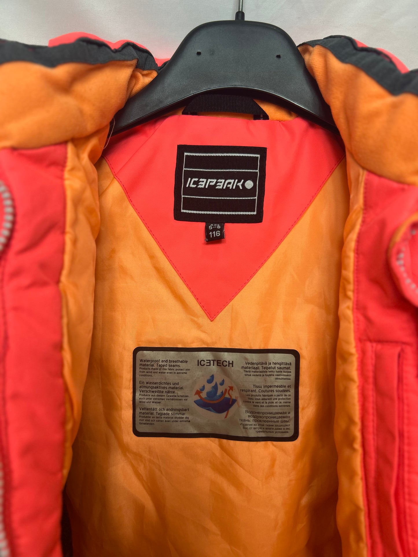 TAGLIA 5/6 ANNI - Giubbino icepeak