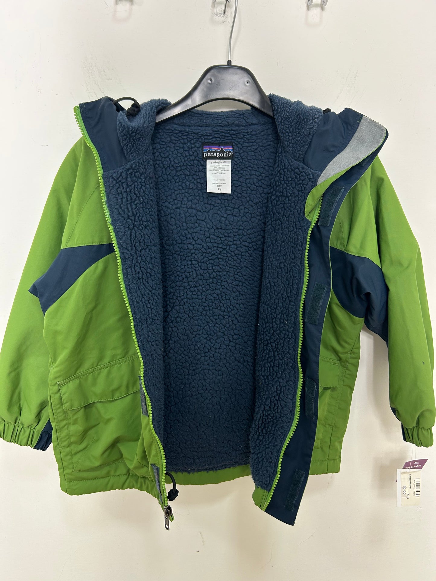 TAGLIA 8 ANNI - Giubbino Patagonia