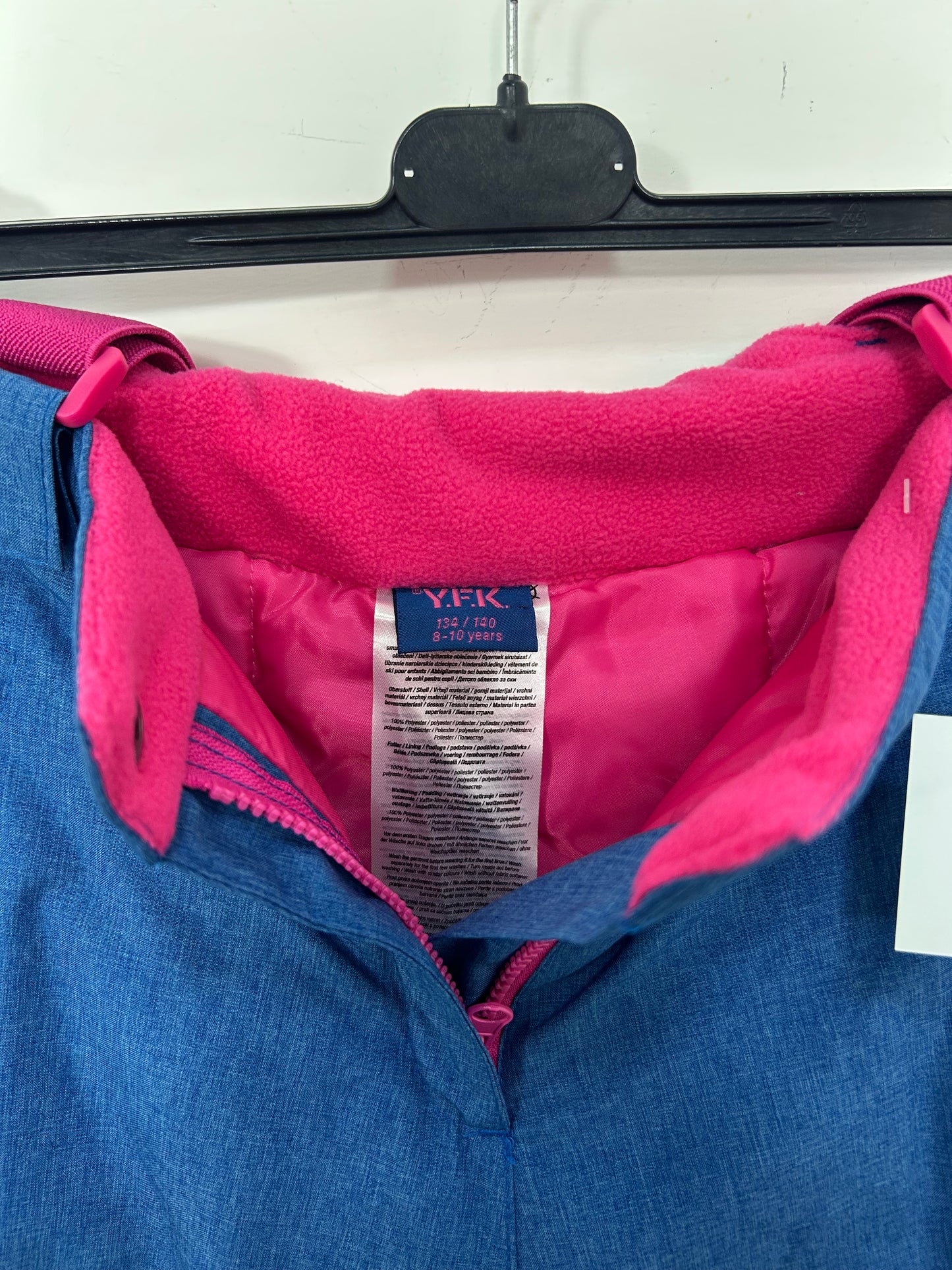 TAGLIA 8-10 ANNI-Pantalone con bretelle YFK