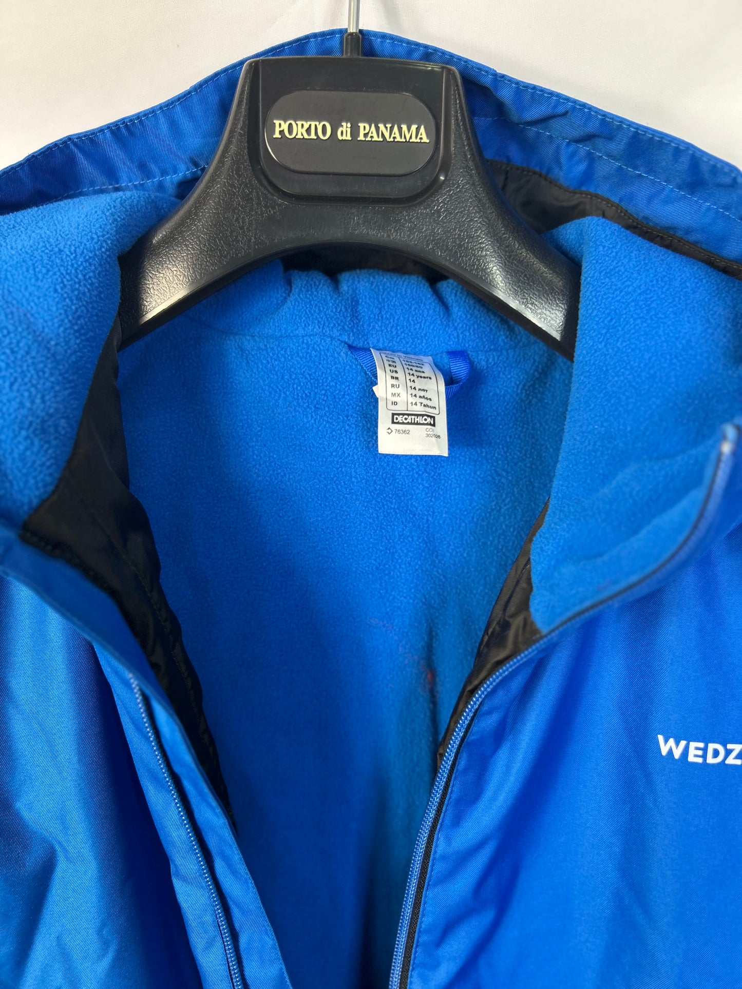 TAGLIA 14 ANNI-Giubbino Wedze azzurro