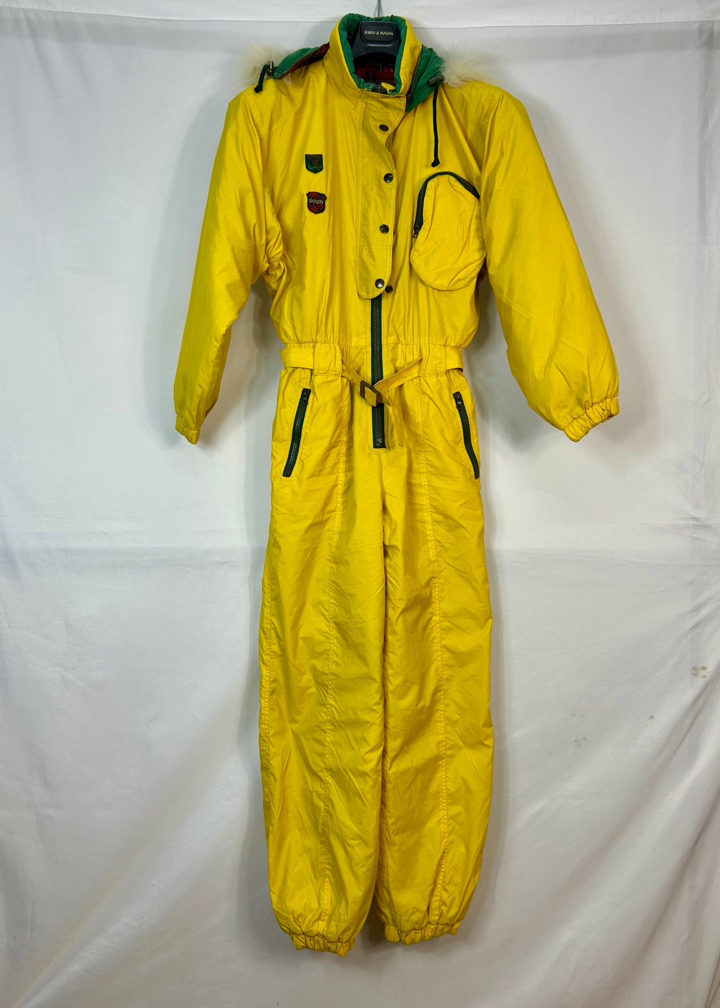 TAGLIA S- Tuta intera gialla