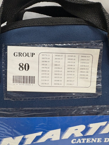 Catene da neve per auto n.80