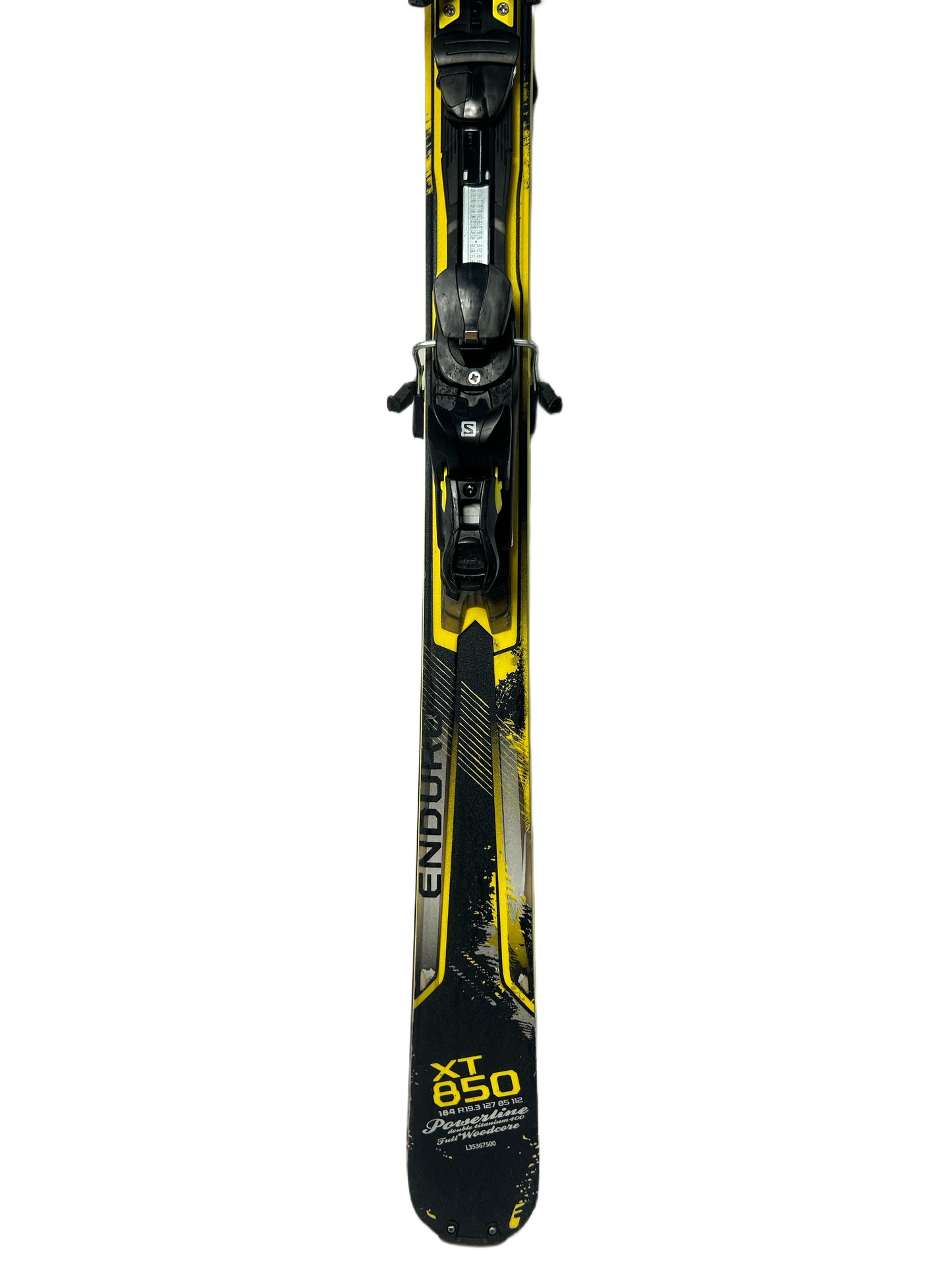 SALOMON K ENDURO XT 850 DOWNHILL SKIS 184 CM