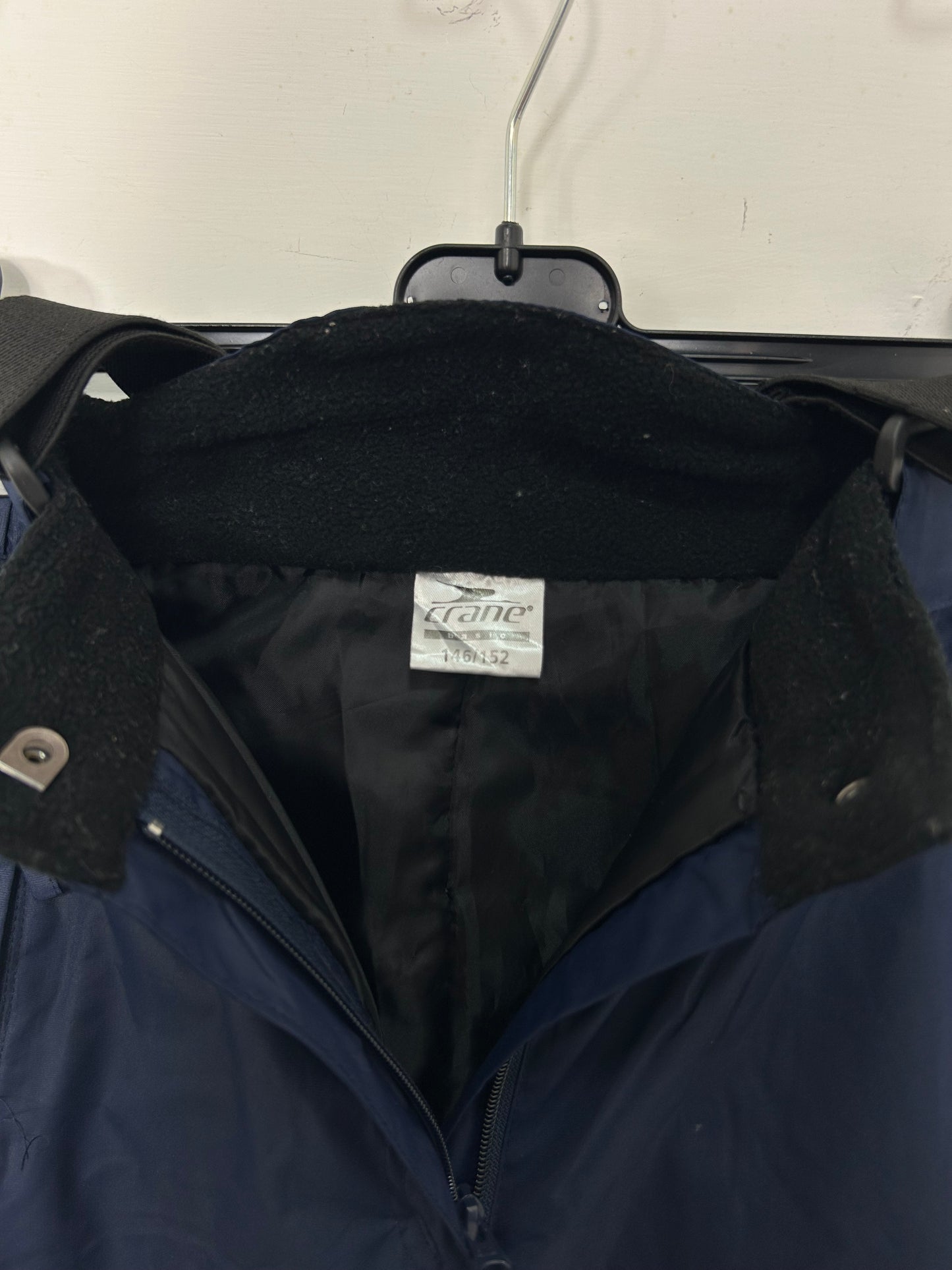 TAGLIA 11/12 ANNI-Pantalone con bretelle crane