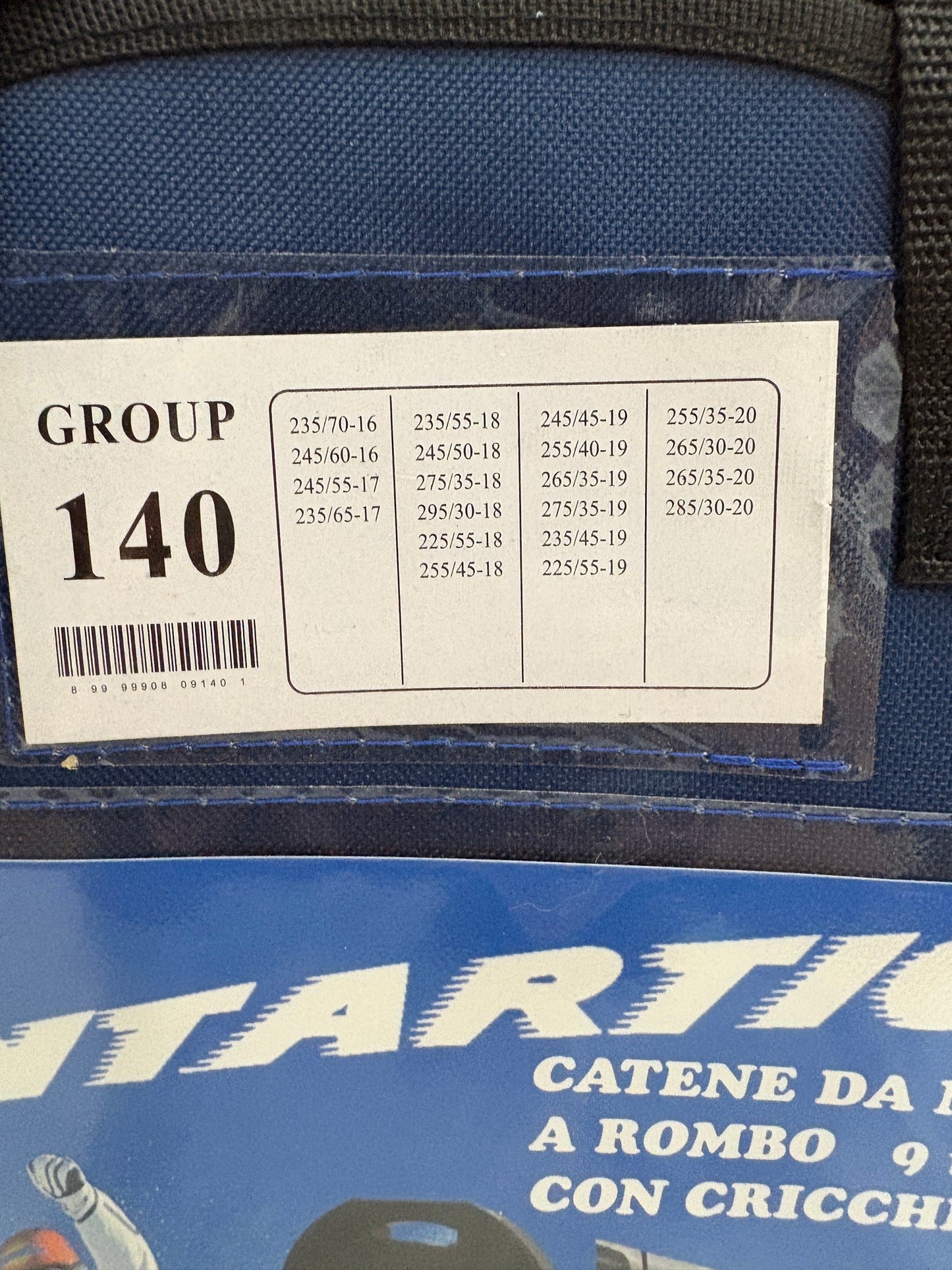 Catene da neve per auto n.140