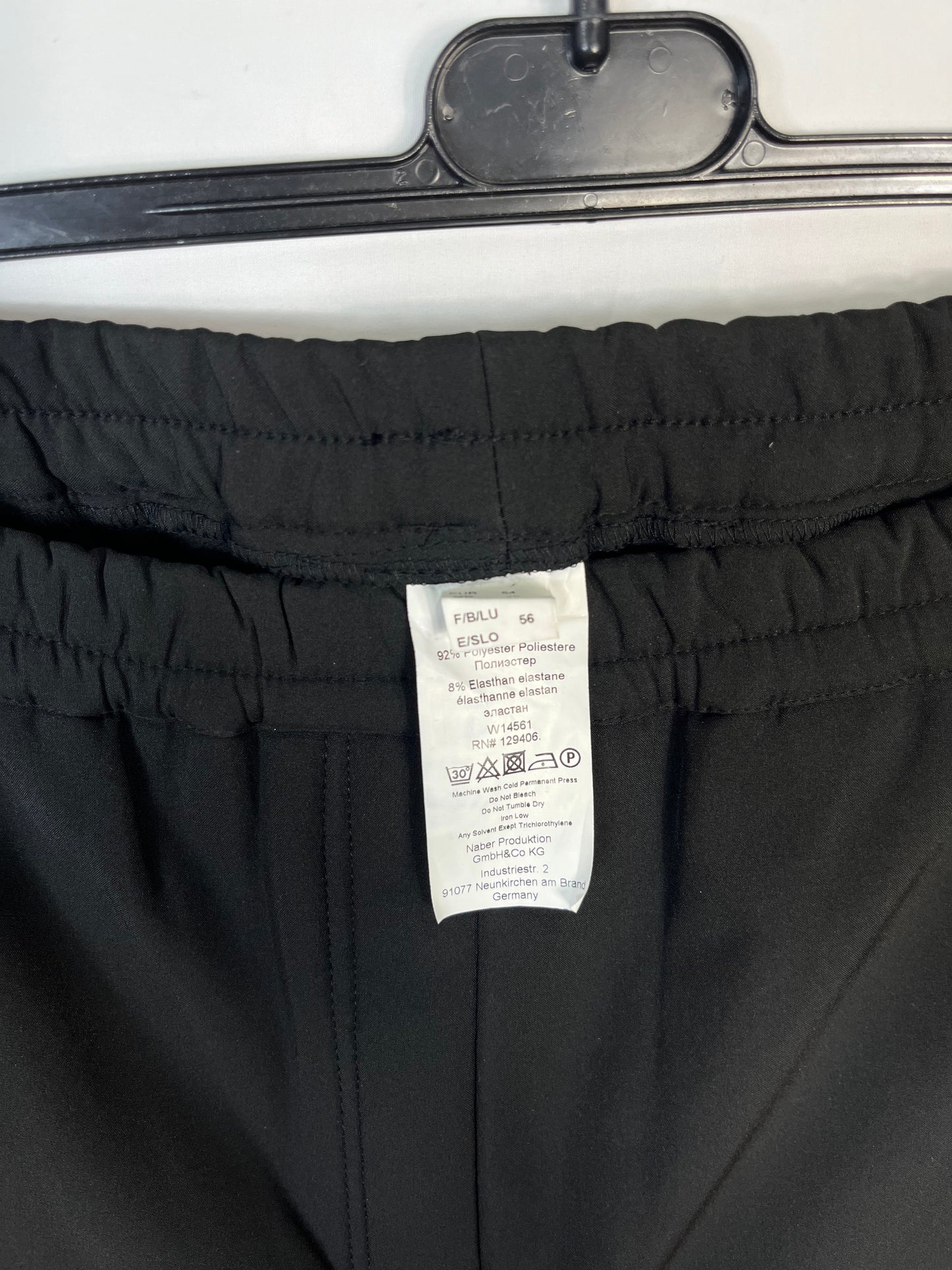TAGLIA CALIBRATO XXXXL - Pantalone tecnico nero