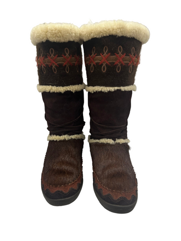 Stivali in pelliccia Tecnica