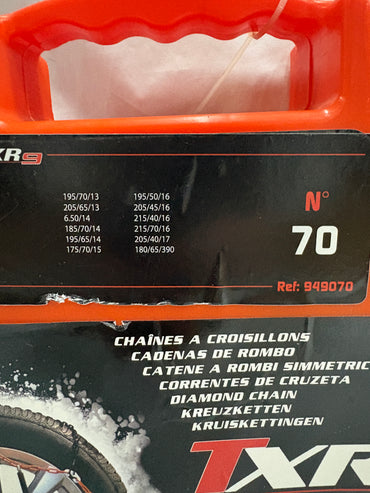 Catene da neve per auto N.70