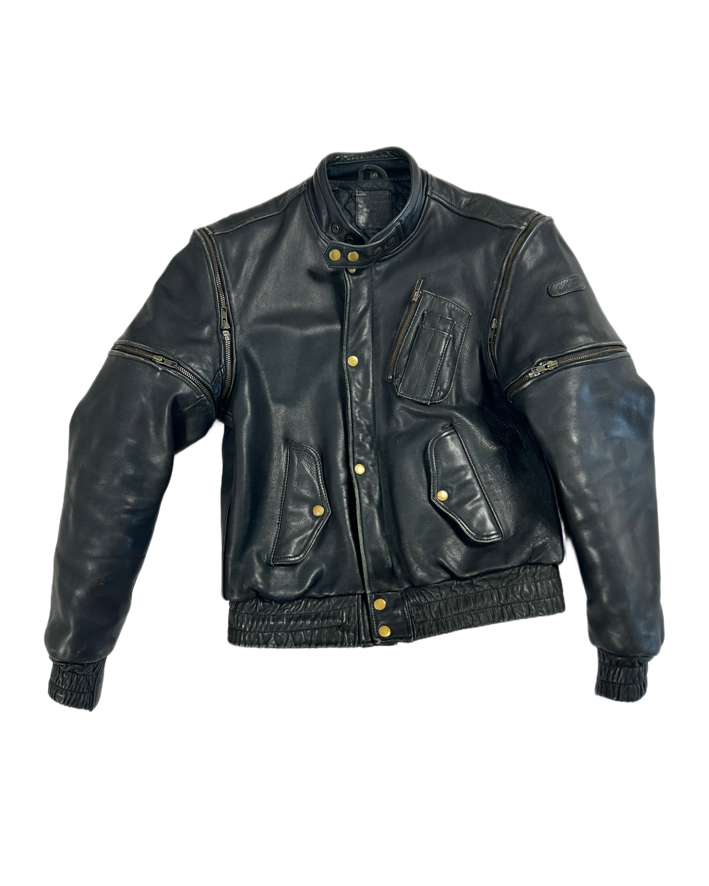 USED-SIZE L Leather motorcycle jacket