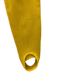 TAGLIA XS-Leggins nordica giallo