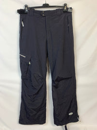 TAGLIA XL- Pantalone con bretelle exxtasy nero