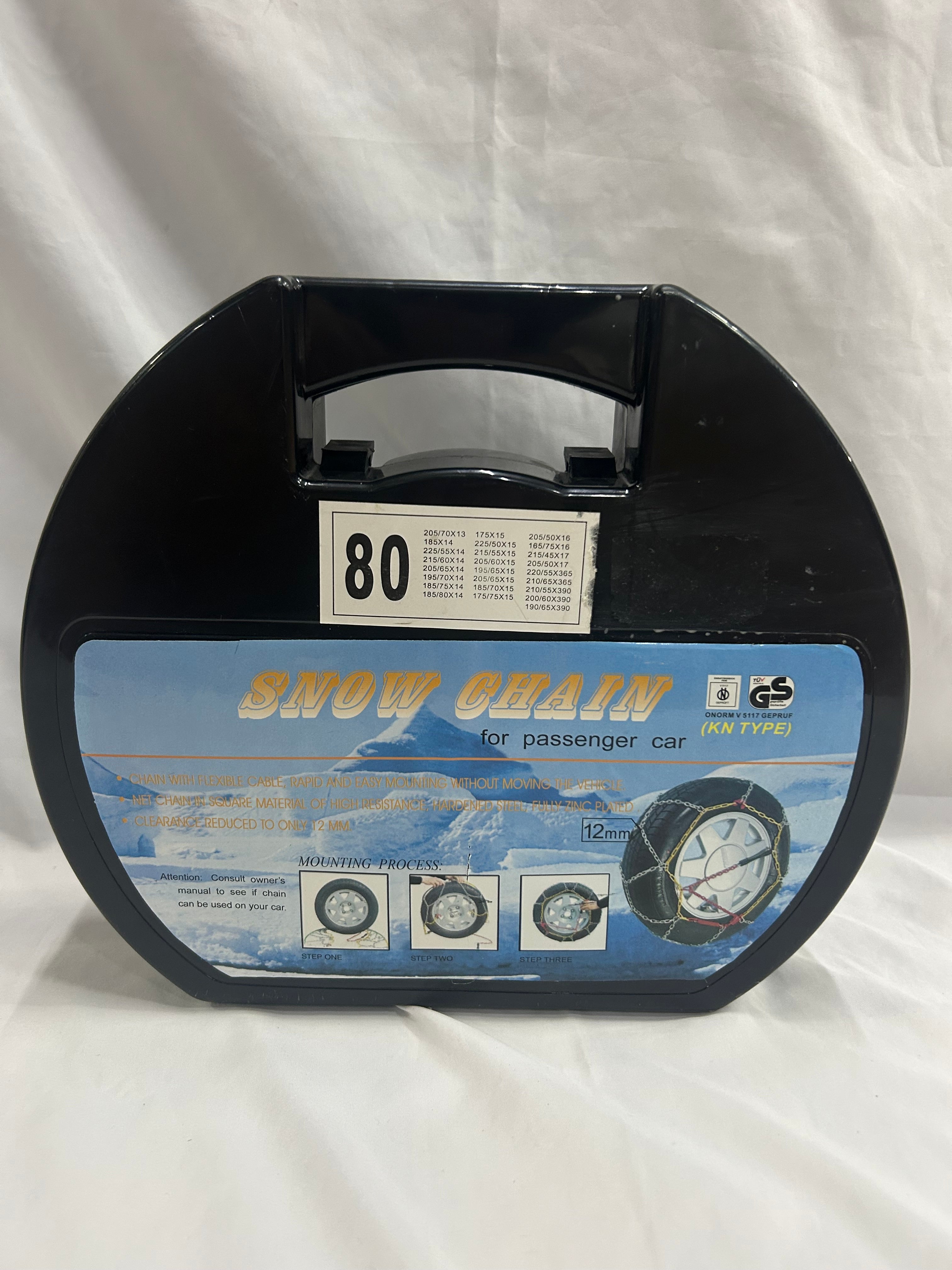 Catene da neve per auto n. 80