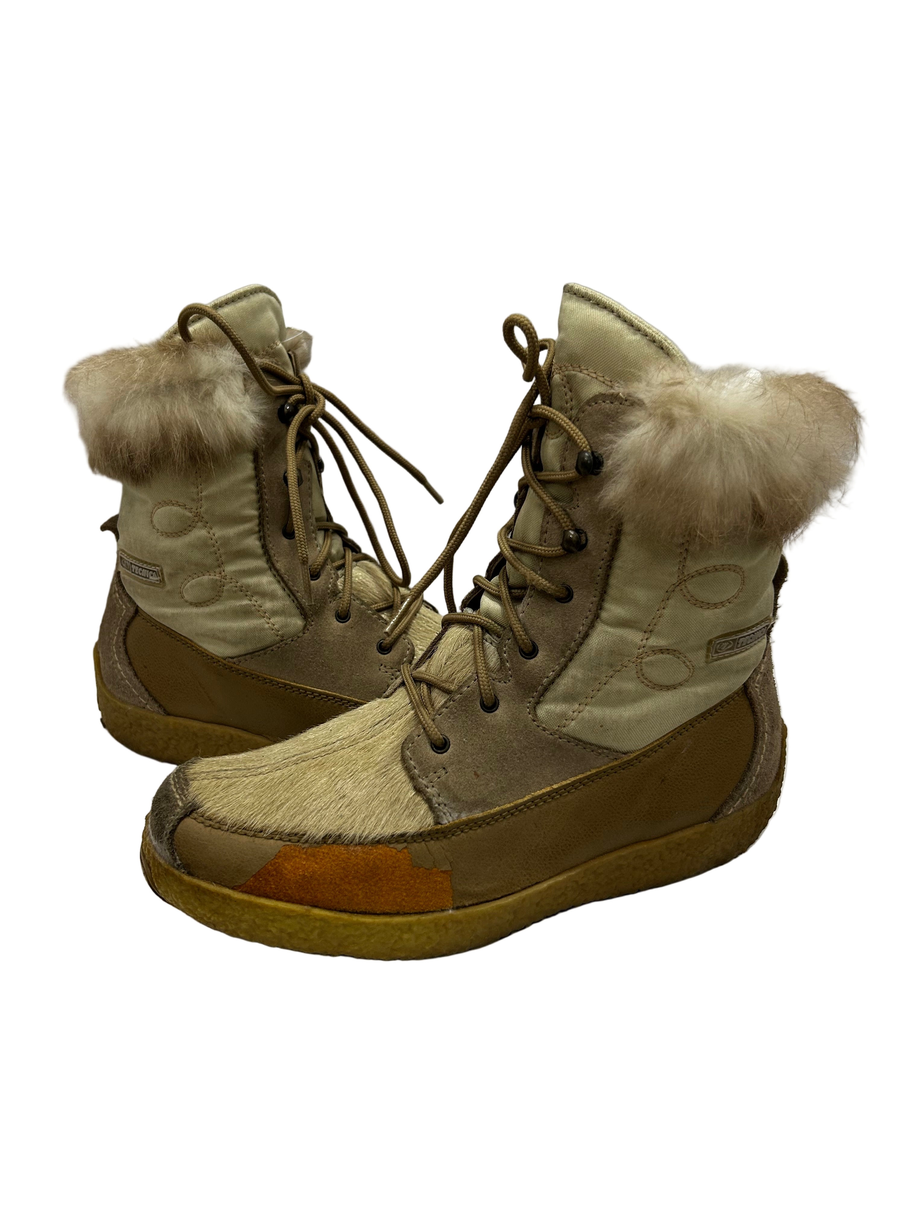 Stivali in pelliccia Tecnica
