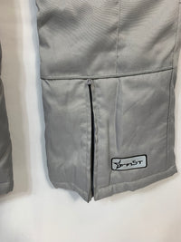 TAGLIA M - Pantalone con bretelle X-mail grigio