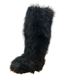 Stivali alti in pelliccia