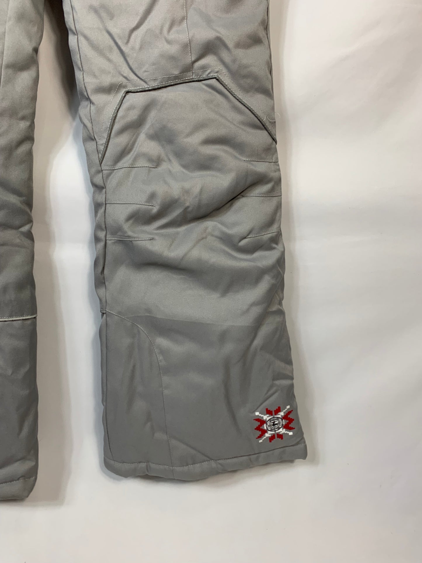 TAGLIA M - Pantalone con bretelle X-mail grigio