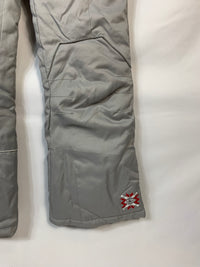 TAGLIA M - Pantalone con bretelle X-mail grigio