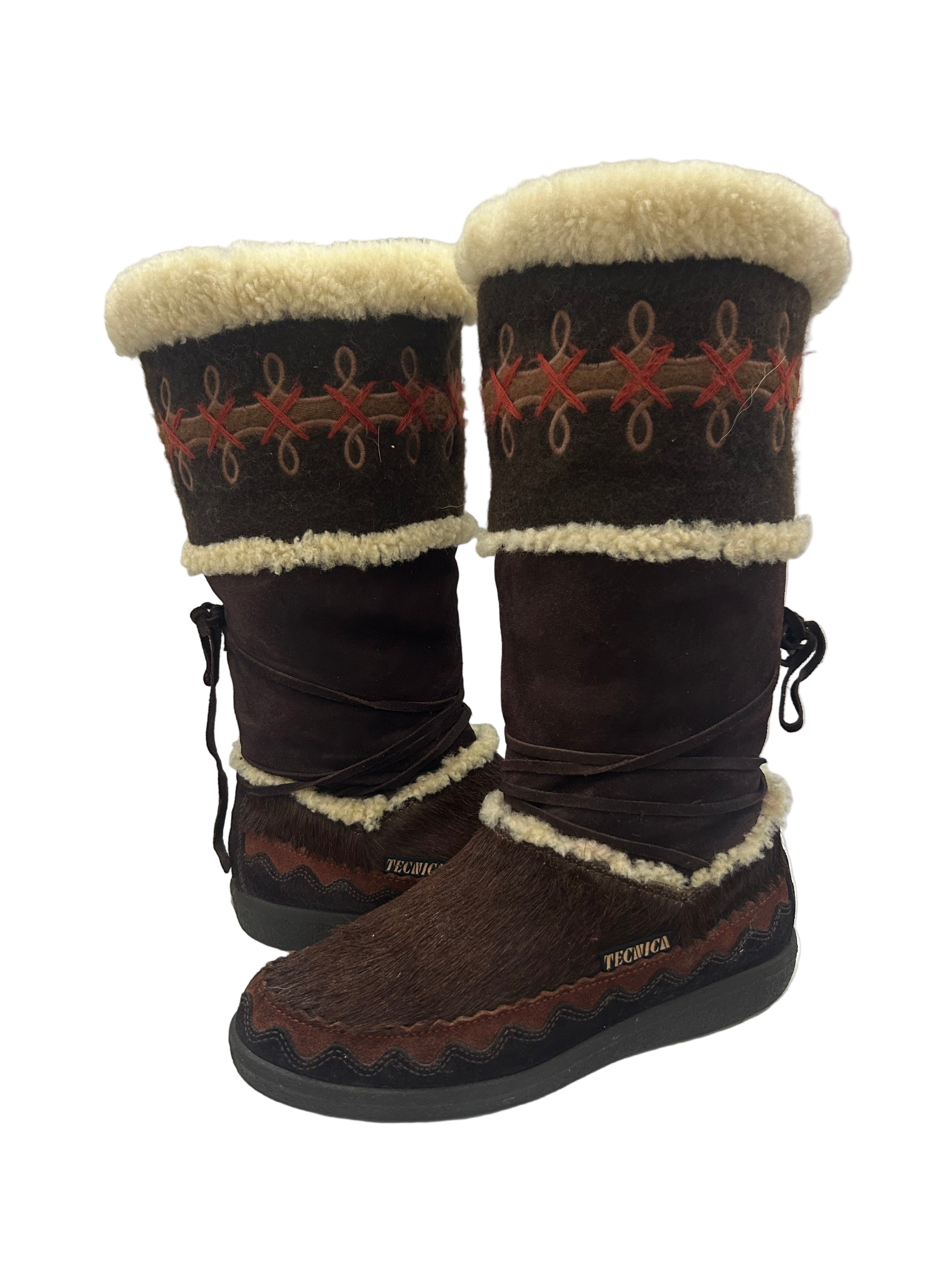 Stivali in pelliccia Tecnica