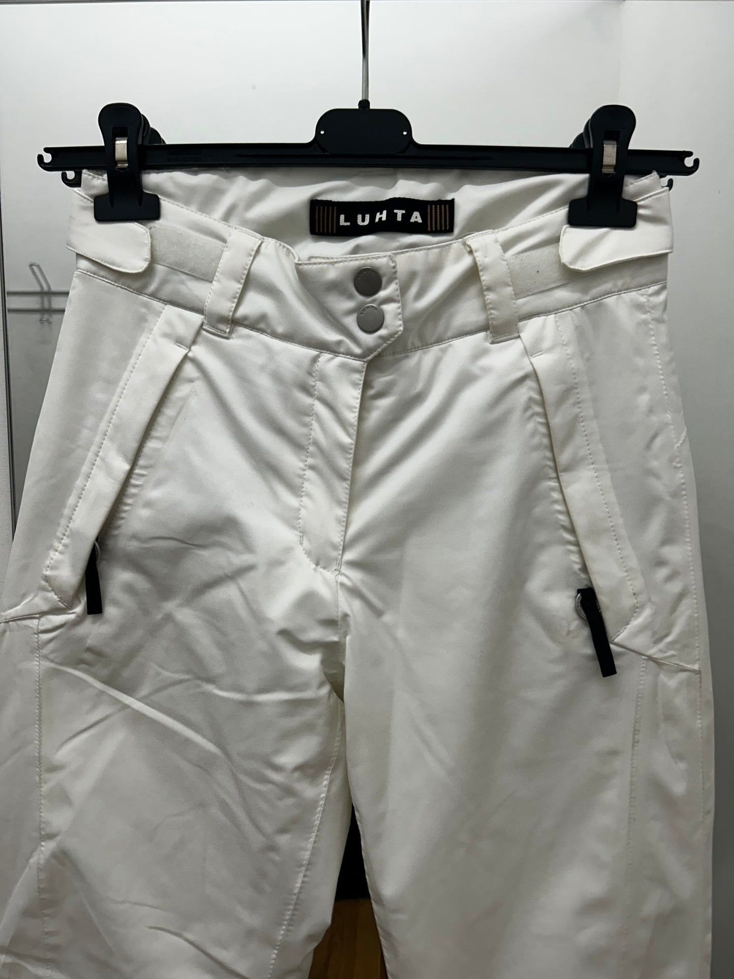 TAGLIA XS-Pantalone Lutha Bianco