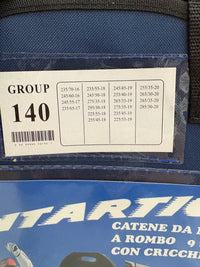 Catene da neve per auto n.140