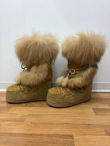 TAGLIA 42-44 STIVALI IN PELLICCIA DIADORA